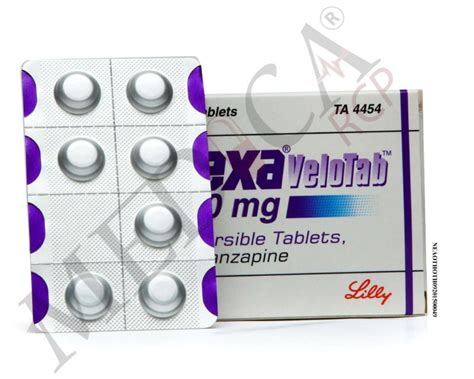 Medica Rcp Zyprexa Velotab 10mg Indications Side Effects