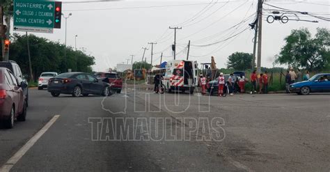 Hoy Tamaulipas Tres Lesionados Dejo Accidente Vial En Libramiento De