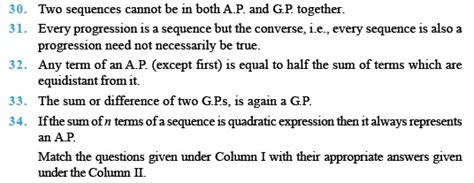 Class 11 Important Questions For Maths Sequence And Series Aglasem