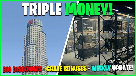 TRIPLE MONEY DISCOUNTS LIMITED TIME CONTENT GTA ONLINE WEEKLY