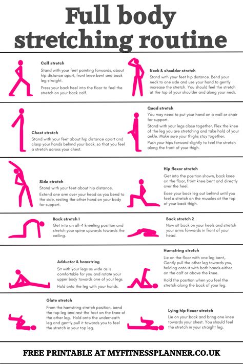 Full Body Stretching Routine For Beginners Full Body Stretching