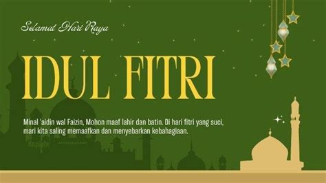 Kumpulan Ucapan Idul Fitri H Dalam Bahasa Inggris Dan Indonesia