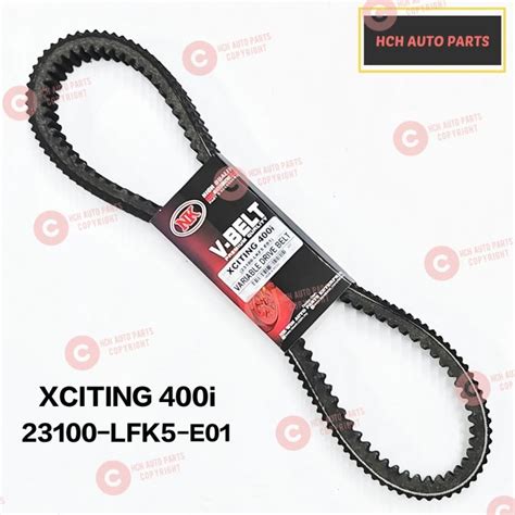 V BELT DRIVE BELT KYMCO XCITING 400i 23100 LKF5 E01 NK Lazada