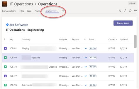 Jira Microsoft Teams Integration