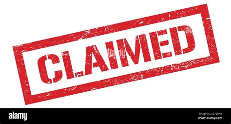 Claimed Stamp Hi Res Stock Photography And Images Alamy