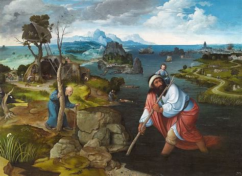 Paysage Avec Saint Christophe Vers 1524 Joachim Patinir