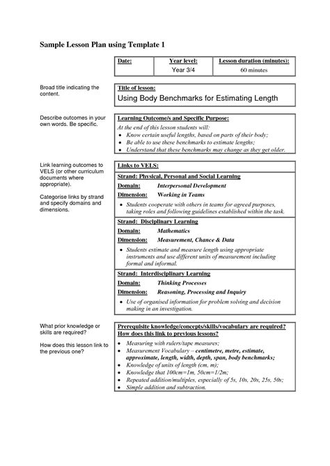 Formal Lesson Plans Template Beautiful Sample Lesson Plan Format Wow Image Results Lesson Plan