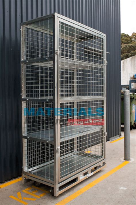 Cage Trolleys Secure Storage Materials Handling