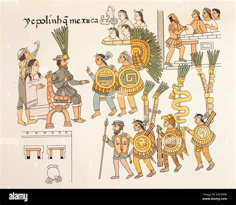 Aztecs Surrender Historical Artwork Of The Last Aztec Emperor Cuauhtemoc And His Nobles