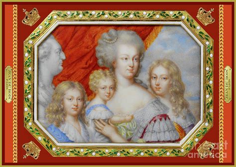 Marie Antoinette And Her Children Painting By John Dobie Fine Art America