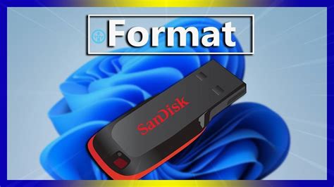 How To Format Usb Flash Drive In Windows 11 10 8 7 Xp Youtube