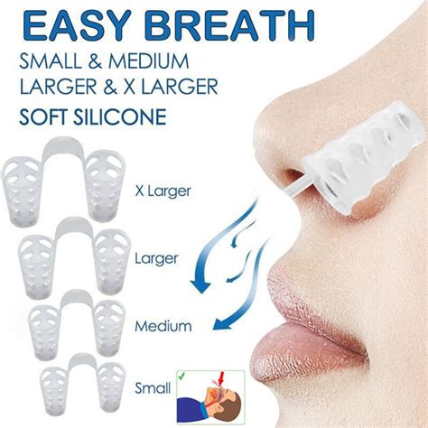 Anti Snoring Nasal Dilator Nose Clip Easy Breath Stop Snore Apnea Aid