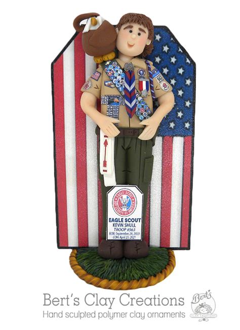 Custom Eagle Scout Cake Topper By Berts Clay Creations Berts Clay