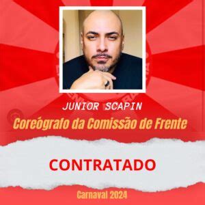 JUNIOR SCAPIN É O NOVO COREÓGRAFO DA COMISSÃO DE FRENTE DO ACADÊMICOS