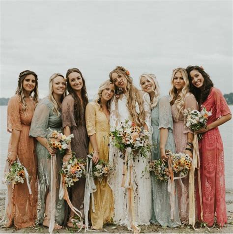 34 Gorgeous Boho Bridesmaid Dresses The Glossychic