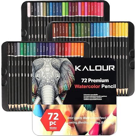 Amazon Zenacolor Professional Watercolor Pencils Set Of