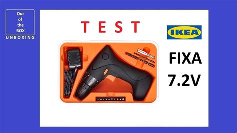 Fixa 72v Screwdriver Drill Review Test Ikea Li Ion 72 V Youtube