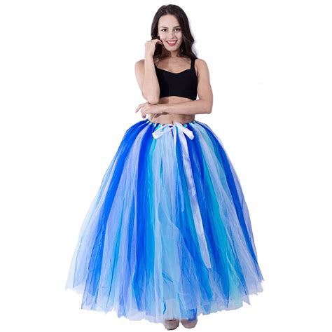 Buy Womens Floor Length Power Puffy Tutu Tulle Skirt