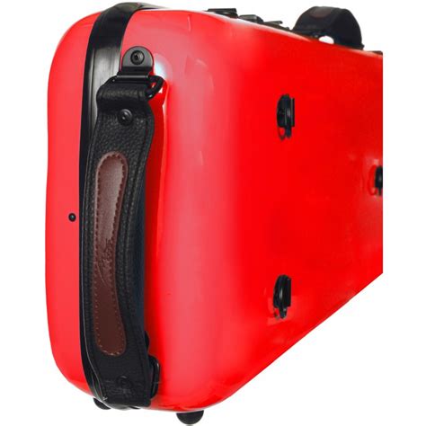 Fiberglass Violin Case Safe Oblong M Case Red