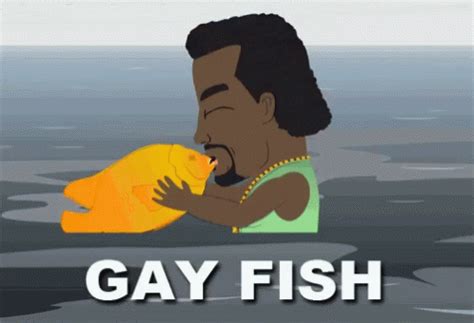 Kanye West South Park GIF - KanyeWest SouthPark Fish - Discover & Share GIFs