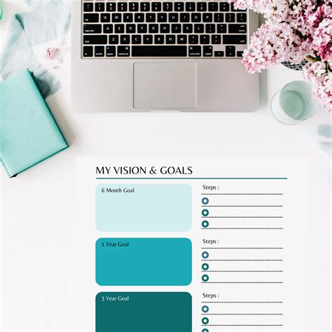 Printable Goals Planner Short Term Goal Planner Printable - Etsy