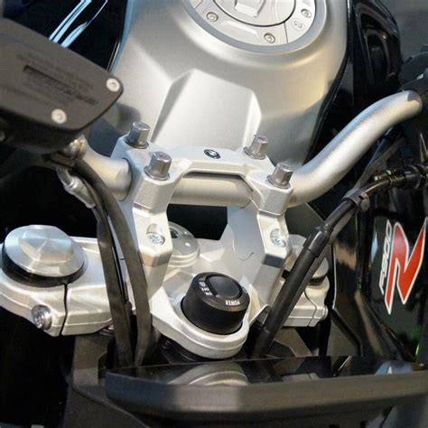 Voigt Mt Risers Handlebar V Mm Offset Mm Silver Bmw F R