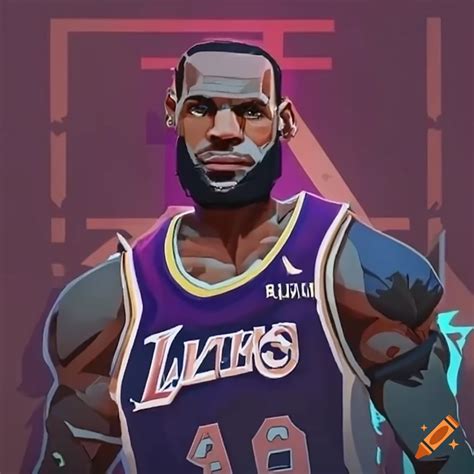 Lebron James Valorant On Craiyon