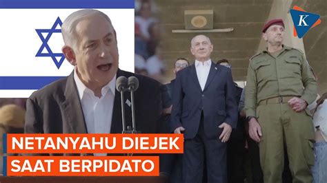 Netanyahu Dicemooh Saat Pidato Di Acara Wisuda Militer Israel Youtube