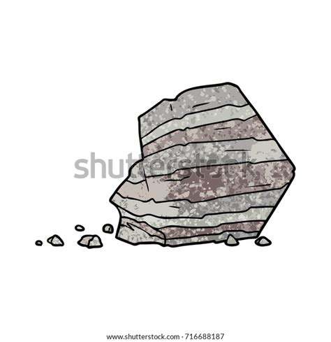 Cartoon Large Rock Stock Vector Royalty Free 716688187 Shutterstock