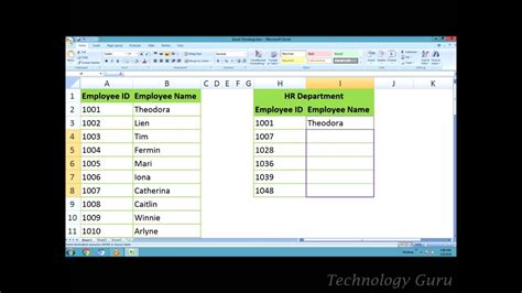 MS EXCEL TUTORIAL EXCEL VLOOKUP FOR BEGINNERS YouTube