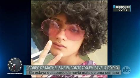 Corpo de estudante desaparecido é encontrado em favela no Rio SBT