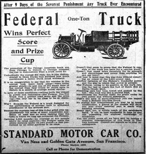 Federal Trucks – American Car Historian