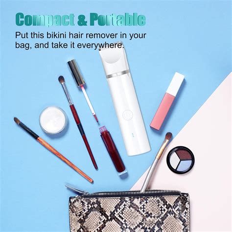 Trimmer Waterproof 2 In 1 Electric Bikini Razor Rechargeable