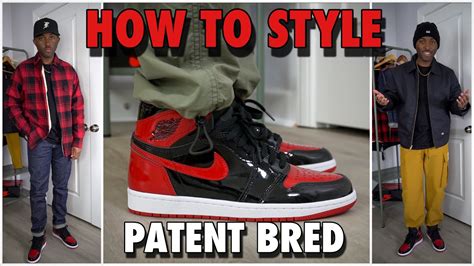 How To Style Air Jordan 1 Patent Bred Youtube