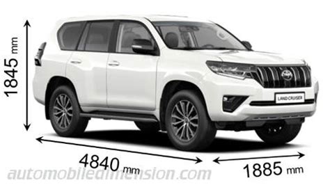 Toyota Land Cruiser P Dimensions Boot Space And Similars