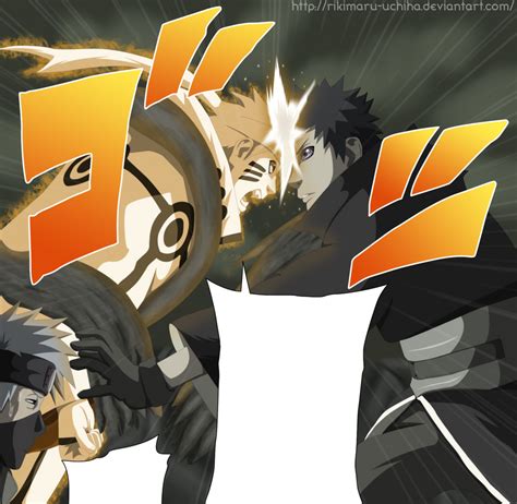 Obito VS Naruto by Rikimaru-Uchiha on DeviantArt