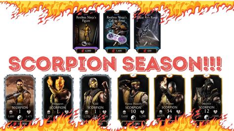 Full SCORPION Krypt Season This Is AMAZING MK Mobile YouTube