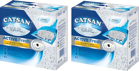 CATSAN Active Fresh Kattenbakvulling Van Natuurlijke Klei Met Actieve