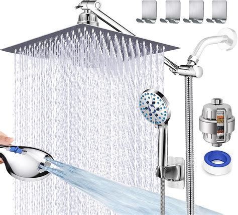 Shower Head Upgraded 12 High Pressure Rain Shower Head With Handheld