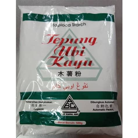 Abc Tepung Ubi Kayu Tapioca Flour G Shopee Malaysia