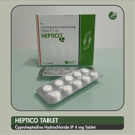 Cyproheptadine Hydrochloride IP 4 Mg Tablet Use Dosage Side Effects Price