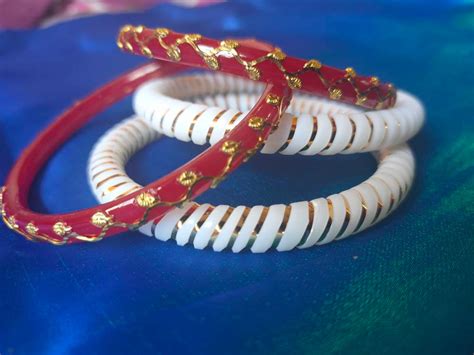 Handmadegold Plated Traditional Shakha Sakha Pola Bangle For Etsy