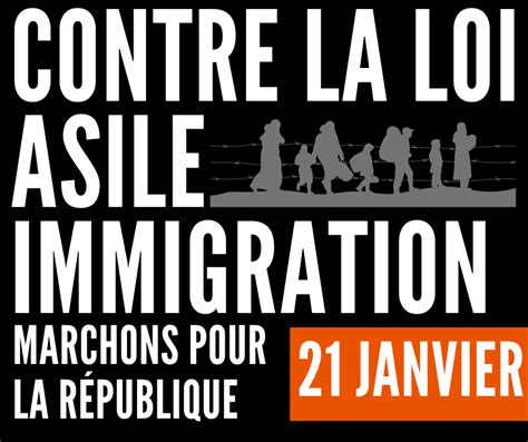 21 JANVIER 2024 MOBILISATION INTERSYNDICALE CONTRE LA LOI ASILE