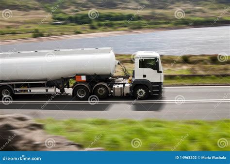 Fuel gas tanker truck stock photo. Image of large, land - 14968202