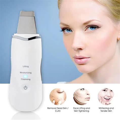 Pc Ultrasonic Face Cleaner Skin Scrubber Ultrasound Vibration Skin