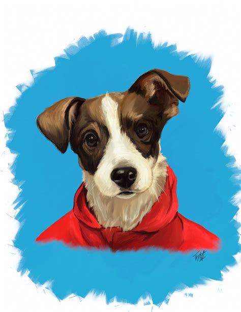 Custom Pet Portrait Digital File ∙ Pet Portrait Illustration ∙ Digital