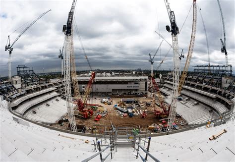 Latest construction shots of new Spurs stadium | Construction Enquirer News