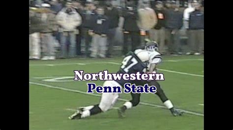 Penn State Vs Northwestern 2002 Game Story Youtube