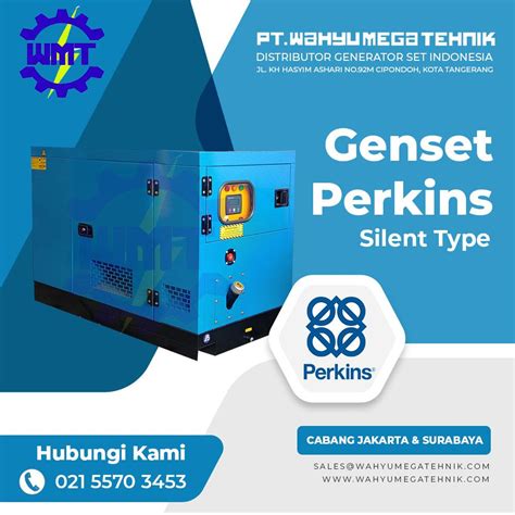 Genset Perkins Kva Kw Genset Open Type Pt Wahyu Mega Tehnik