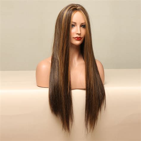 Brown Mixed Blonde Color Wig For Sex Doll PetiteSexDoll